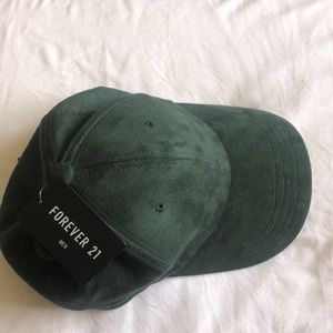 Forever 21 Army Green Suede Hat
